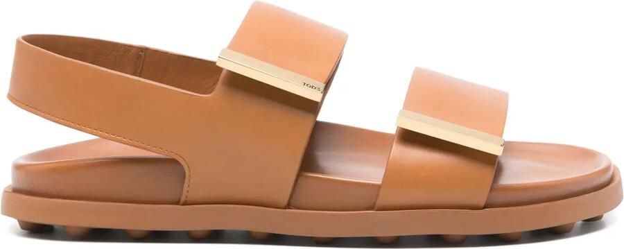 Tod's Leren sandalen Beige
