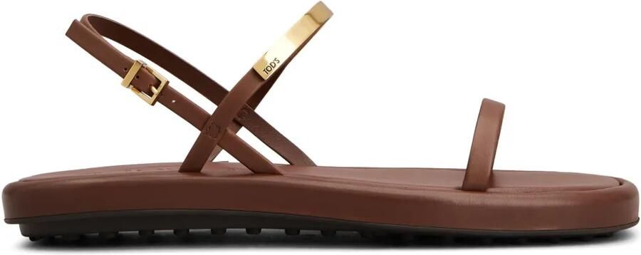 Tod's Leren sandalen Bruin