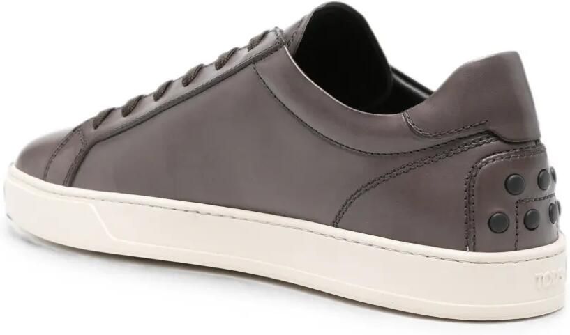 Tod's Leren sneakers Grijs - Foto 3