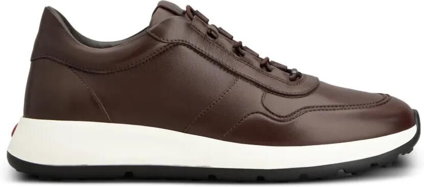 Tod's Leren sneakers met elastisch kant Blauw
