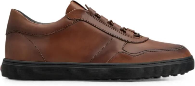 Tod's Leren sneakers met elastische veters Bruin