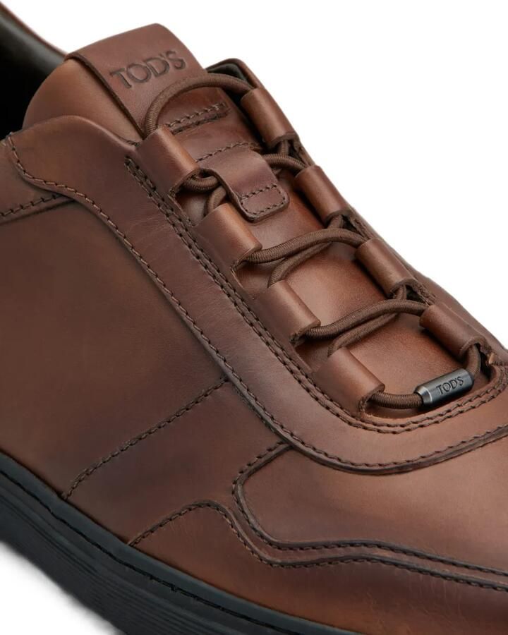 Tod's Leren sneakers met elastische veters Bruin - Foto 2