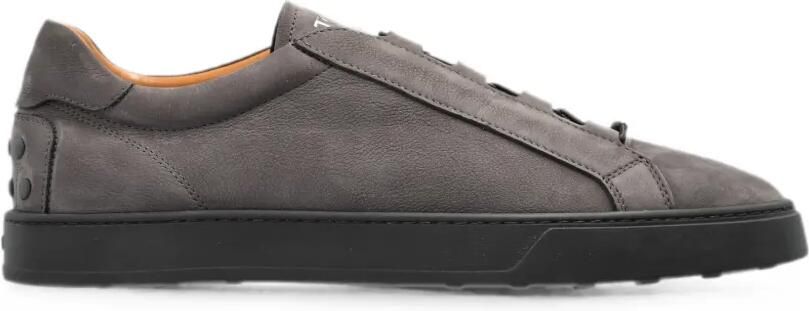 Tod's Leren sneakers met Gommino-detail Grijs