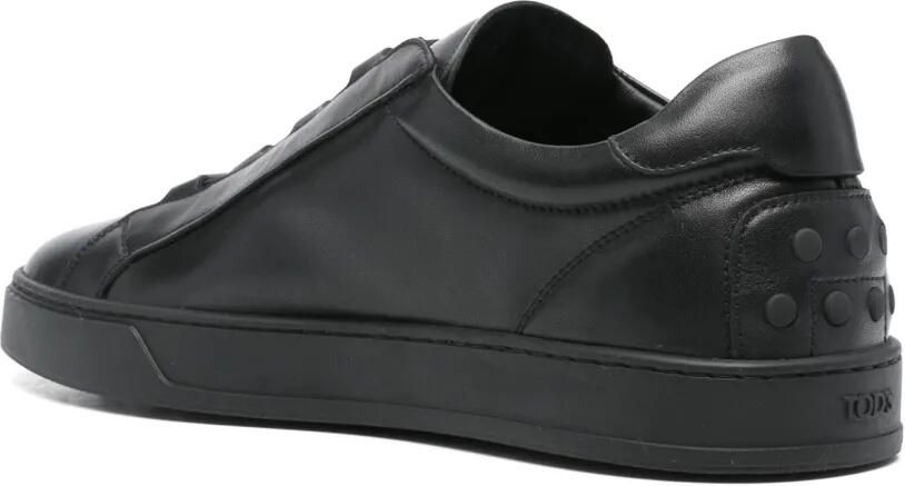 Tod's Leren sneakers met logo-print Zwart - Foto 3