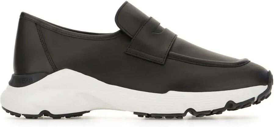 Tod's Leren sneakers met penny slot Zwart