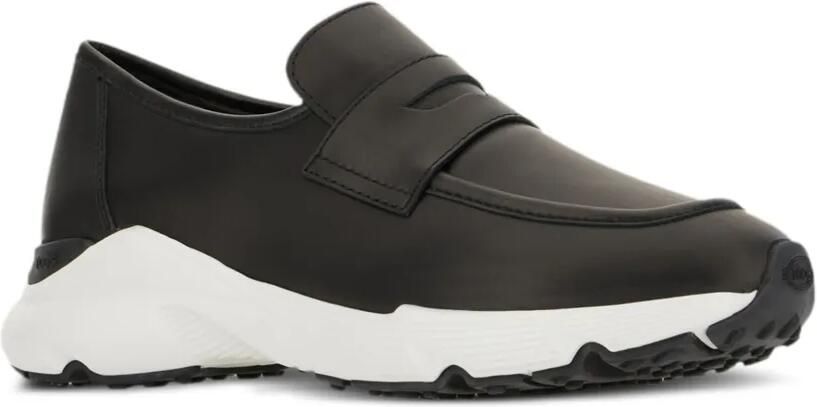 Tod's Leren sneakers met penny slot Zwart - Foto 2