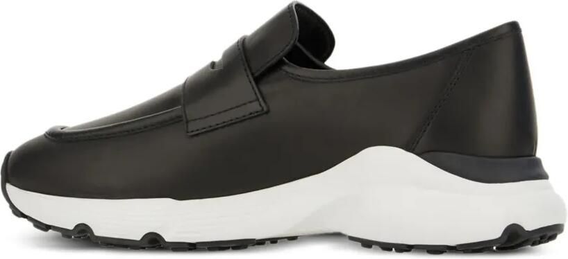 Tod's Leren sneakers met penny slot Zwart - Foto 3