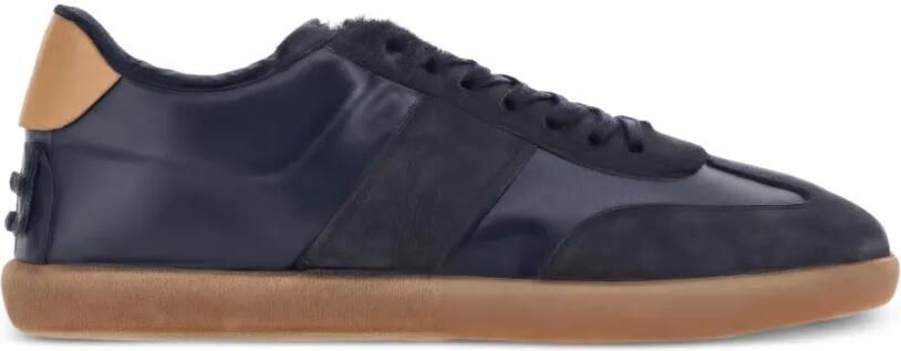Tod's Leren sneakers met vlakken Blauw