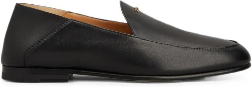 Tod's Loafers met inklapbare hak en logo Zwart