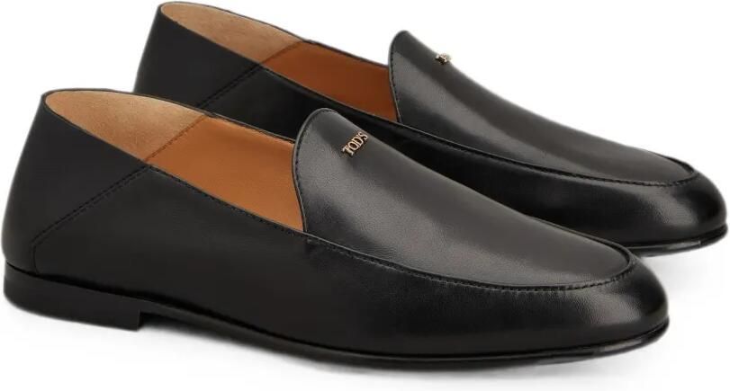Tod's Loafers met inklapbare hak en logo Zwart - Foto 3