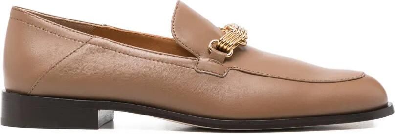 Tod's Loafers met kettingdetail Beige