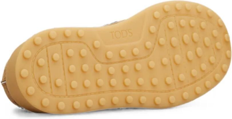 Tod's Loafers met lammy voering en logoplakkaat Beige - Foto 4