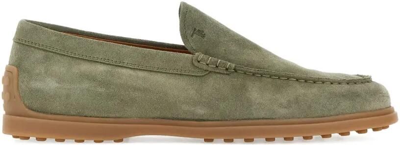 Tod's Loafers met logodetail Groen