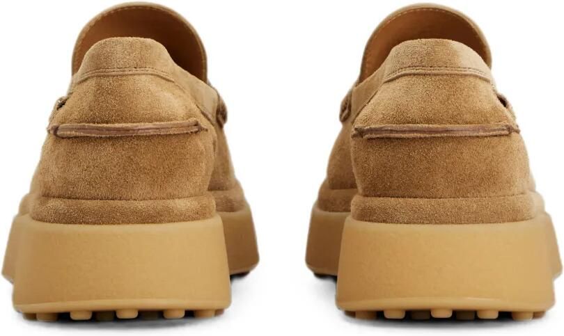 Tod's Loafers met logoplakkaat en plateauzool Beige - Foto 3