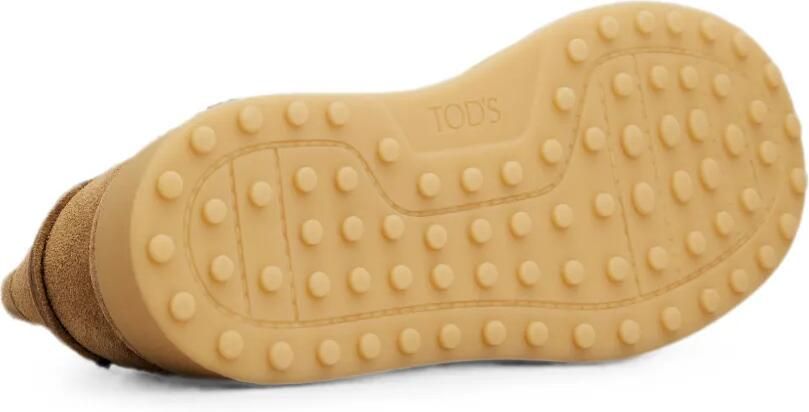 Tod's Loafers met logoplakkaat en plateauzool Beige - Foto 4