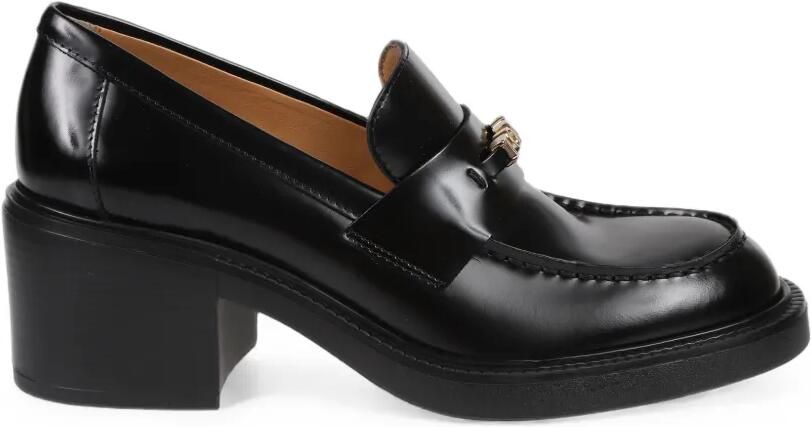 Tod's Loafers met logoplakkaat Zwart