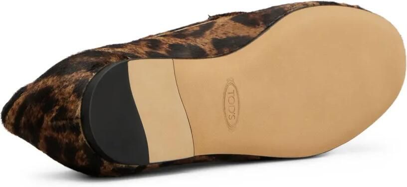 Tod's Loafers met luipaardprint Bruin - Foto 4