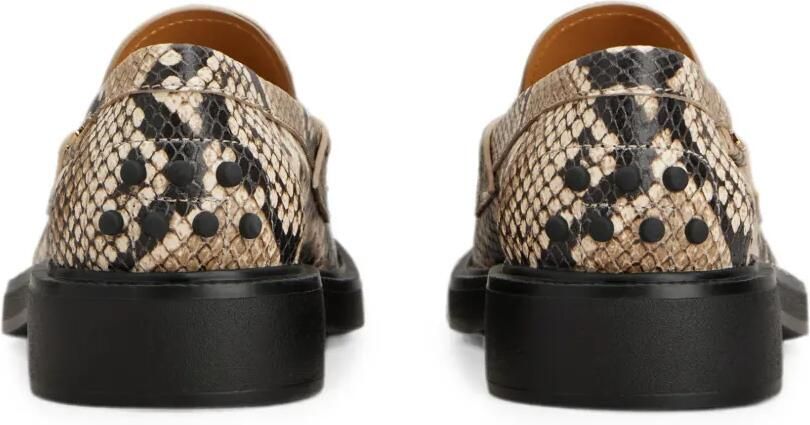 Tod's Loafers met slangenleer-effect Beige - Foto 3