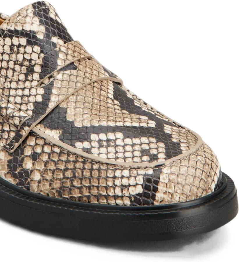 Tod's Loafers met slangenleer-effect Beige - Foto 2