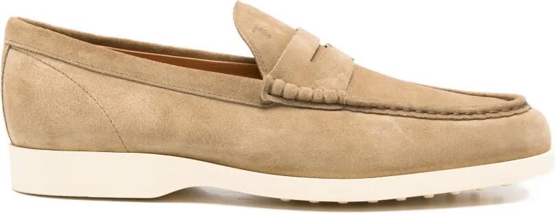 Tod's Loafers van suède Beige