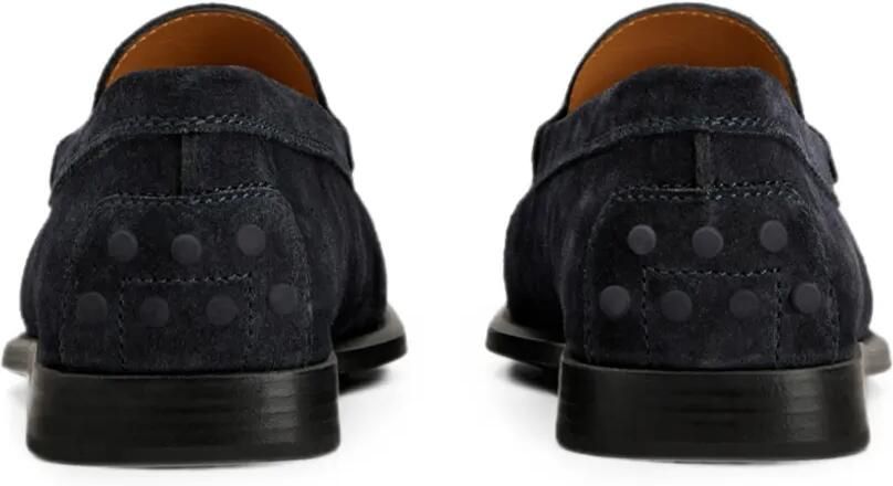 Tod's Loafers van suède Blauw - Foto 3