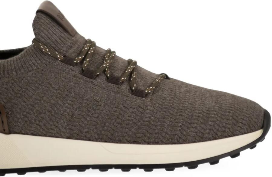 Tod's logo-patch sneakers Bruin - Foto 2