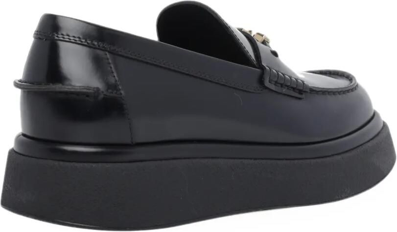 Tod's Loafers met logoplakkaat en plateauzool Zwart - Foto 2