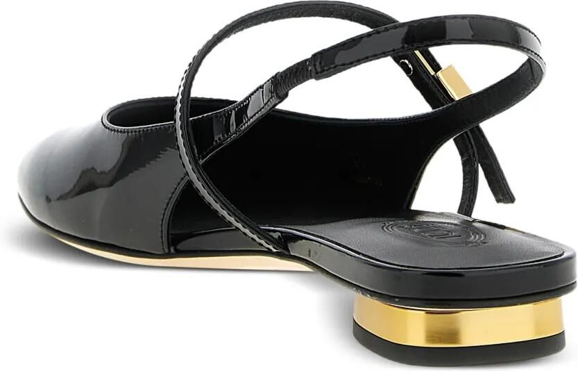 Tod's Mary Janes lakleren ballerina's Zwart - Foto 3
