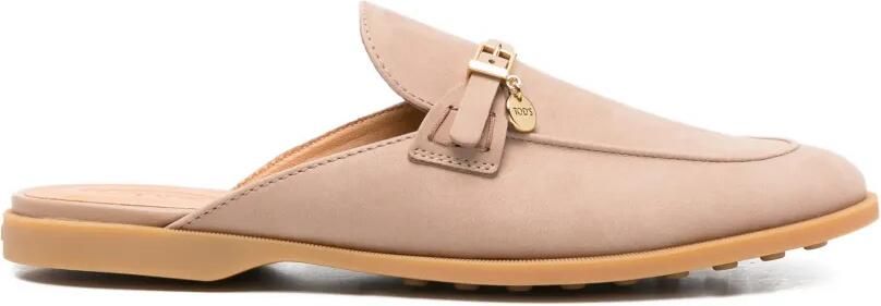 Tod's Muiltjes met gesp Beige