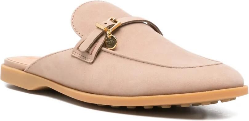 Tod's Muiltjes met gesp Beige - Foto 2