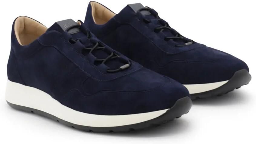 Tod's Pashmy suède sneakers met stippen Blauw