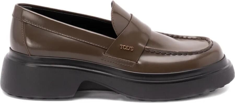 Tod's Penny leren loafers Bruin