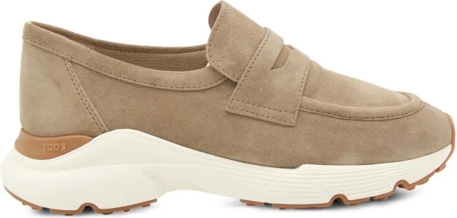 Tod's Penny leren slip-on sneakers Beige
