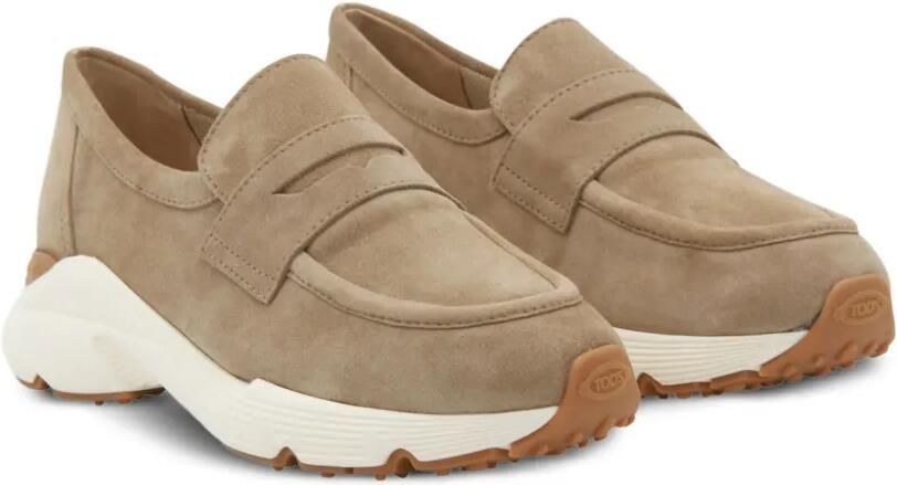 Tod's Penny leren slip-on sneakers Beige - Foto 4