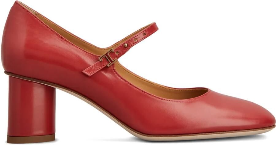 Tod's Pumps met gesp en hak Rood