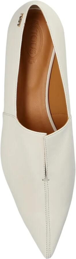 Tod's Pumps met puntige neus Wit - Foto 5