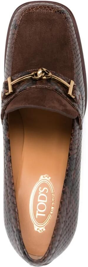 Tod's Pumps met vierkante neus Blauw - Foto 4
