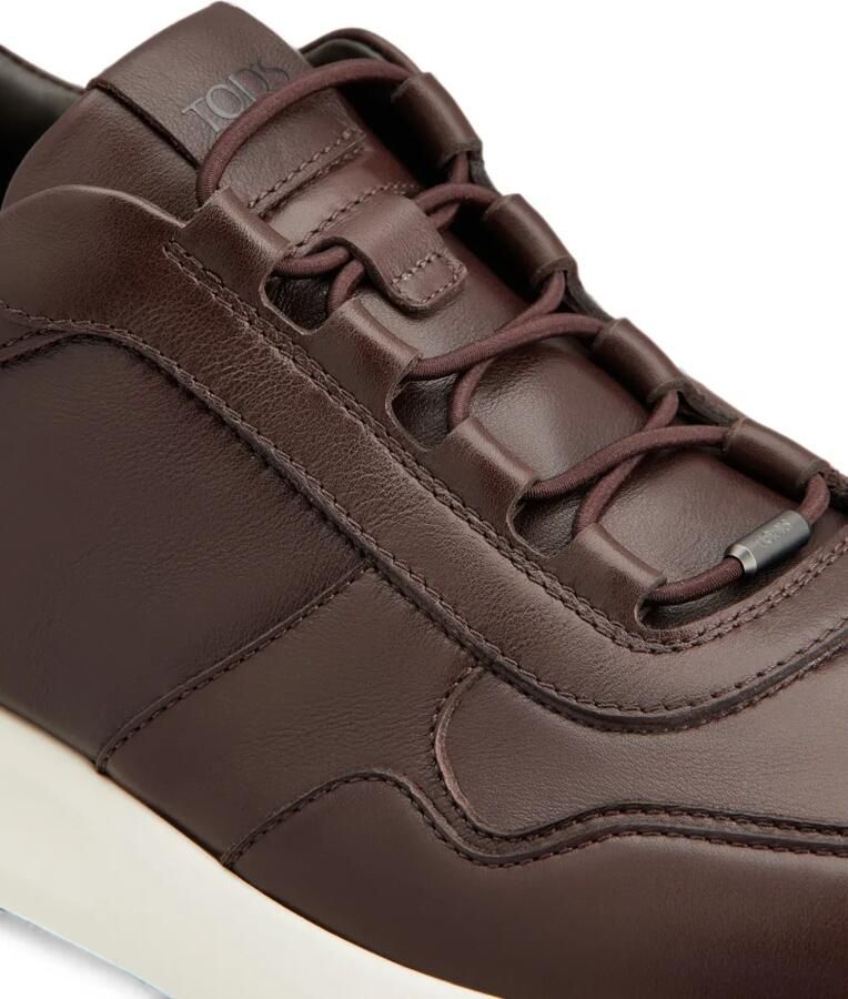 Tod's Red Dot leren sneakers Bruin - Foto 2