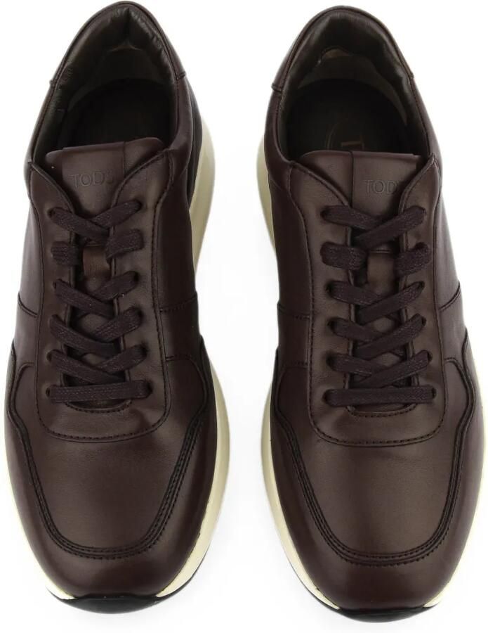 Tod's Red Dot nappa sneakers Bruin - Foto 2