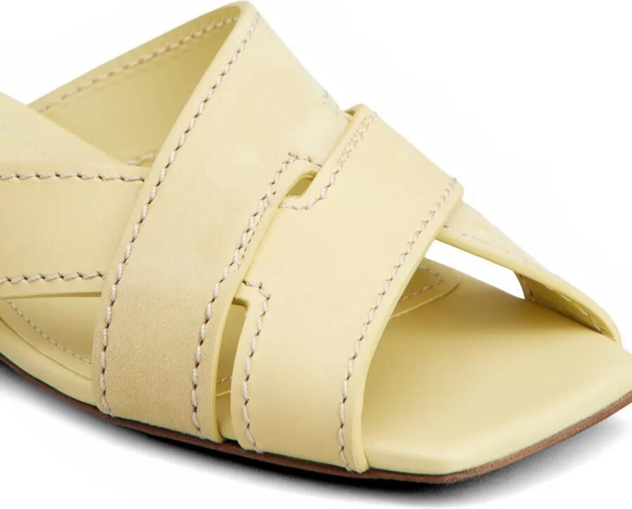Tod's Sandalen met gekruiste bandjes Geel - Foto 2