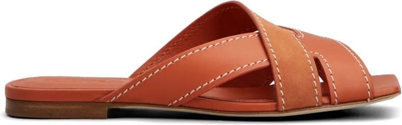 Tod's Sandalen met gekruiste bandjes Oranje