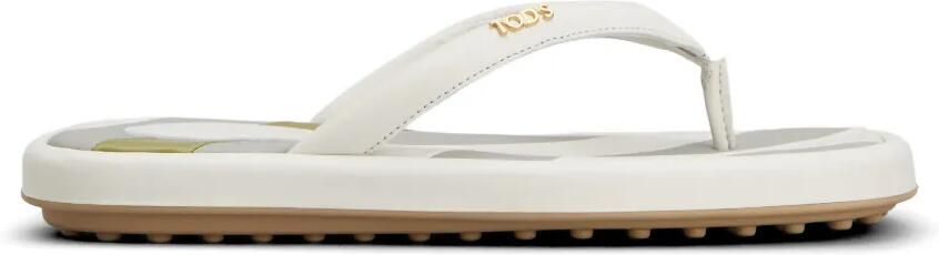 Tod's Sandalen met logo Beige