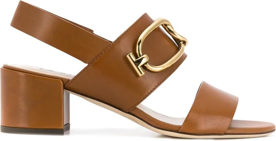 Tod's Sandalen met open neus Bruin