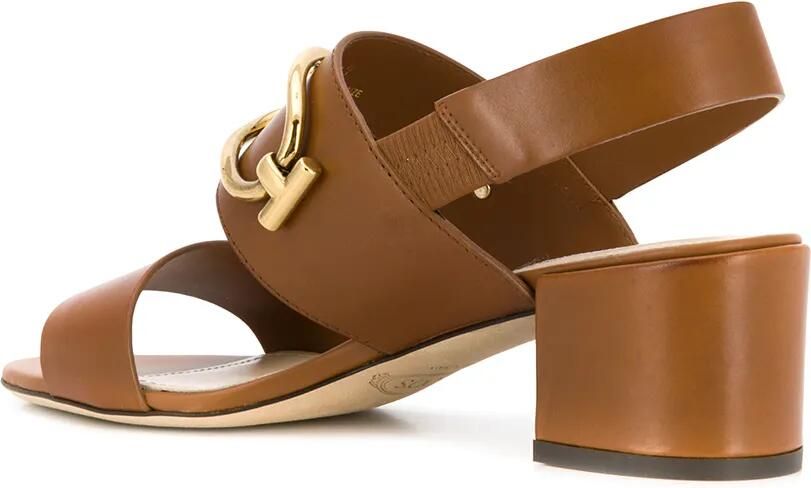 Tod's Sandalen met open neus Bruin - Foto 3