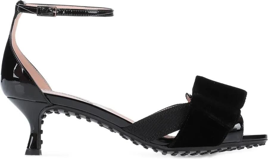Tod's sandalen met striklint Zwart