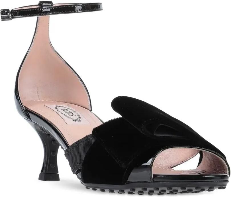 Tod's sandalen met striklint Zwart - Foto 3