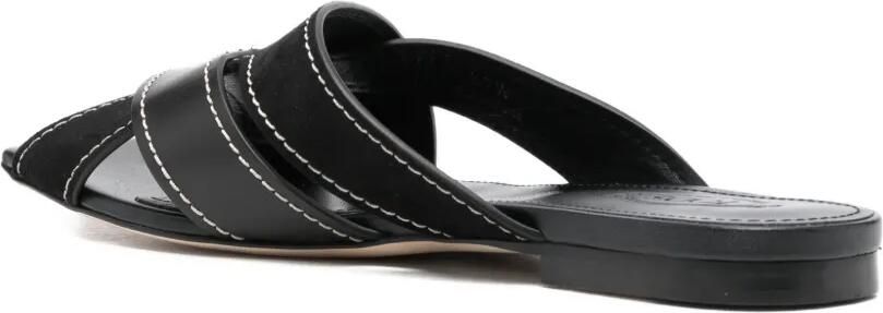 Tod's Sandalen met veters en hak Zwart - Foto 3
