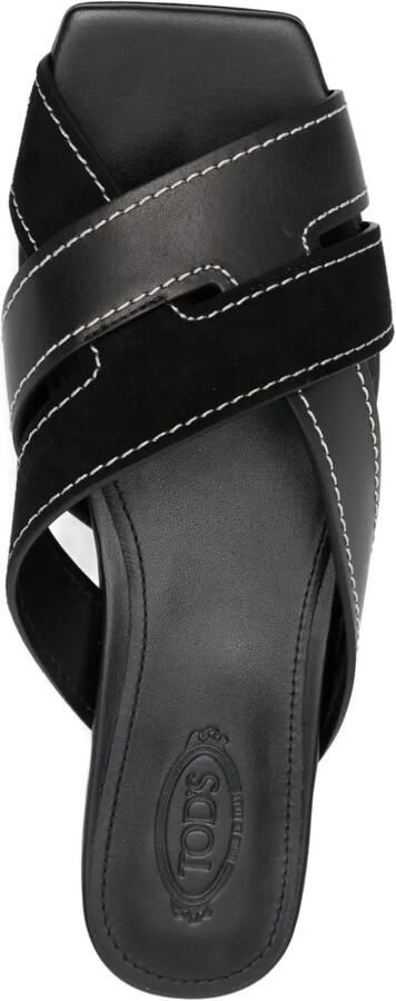 Tod's Sandalen met veters en hak Zwart - Foto 2