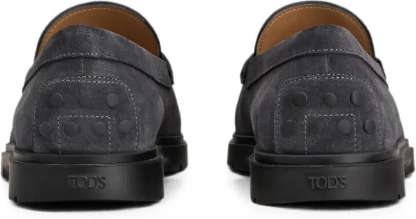 Tod's Selleria loafers met logoplakkaat Grijs - Foto 3