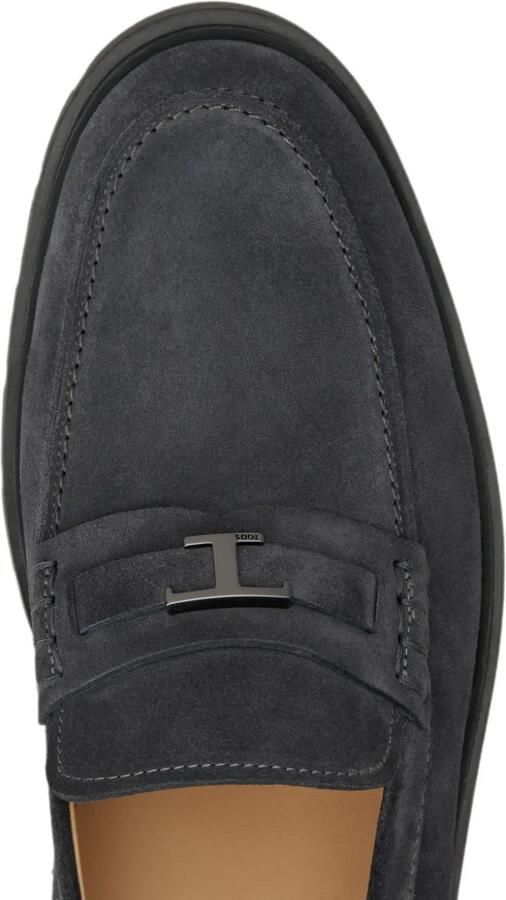 Tod's Selleria loafers met logoplakkaat Grijs - Foto 2